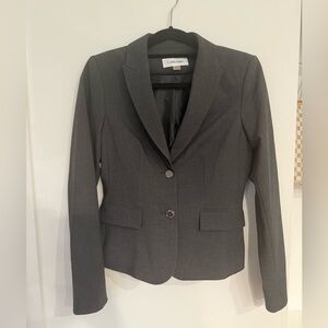Calvin Klein Charcoal Women's Blazer